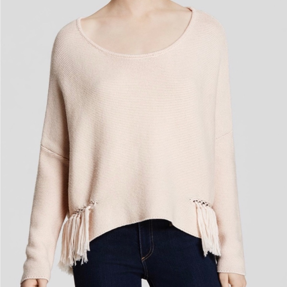 RAMY BROOK Kelly Merino Blush wool pullover sweater.  SZ S/P